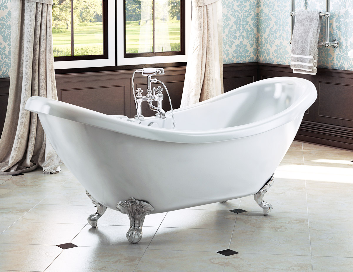 Click here to view and / or buy the Marlow Traditional Freestanding Double Slipper Bath